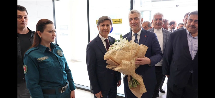  Ticaret Bakanımız Sayın Prof. Dr. Ömer Bolat, 31. Marble İzmir- Uluslararası Doğaltaş ve Teknolojileri Fuarı açılışı için İzmir’e geldi