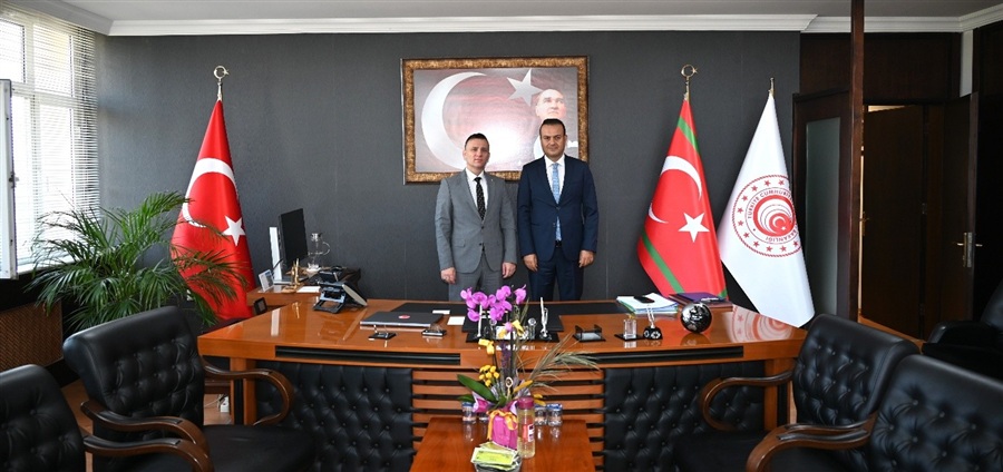 İzmir İl Ticaret Müdürümüzden Bölge Müdürümüze Hayırlı Olsun Ziyareti