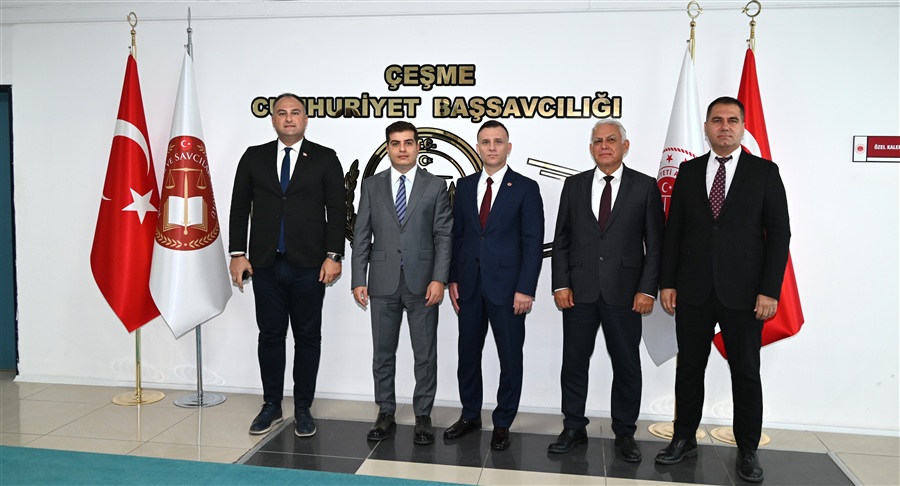 Bölge Müdürümüz Çeşme Cumhuriyet Başsavcısını Makamında Ziyaret Etti 