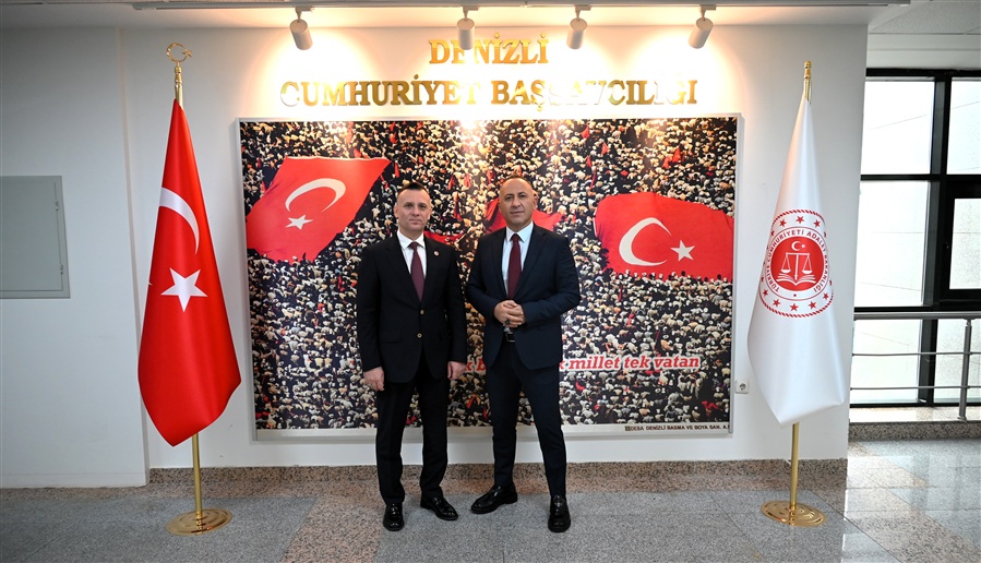 Bölge Müdürümüz Denizli Cumhuriyet Başsavcısını ve Denizli Adalet Komisyon Başkanını Makamlarında Ziyaret Etti 