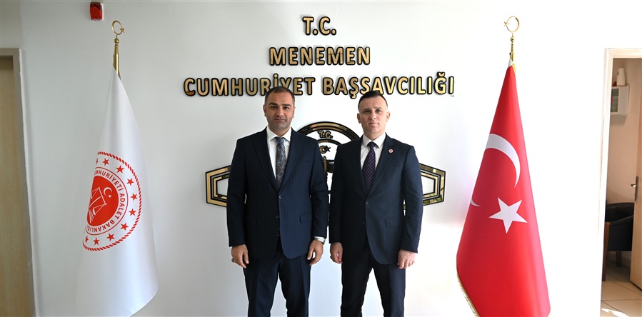 Bölge Müdürümüz Menemen Cumhuriyet Başsavcısını Makamında Ziyaret Etti