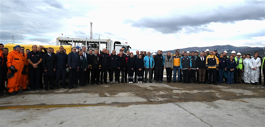 İzmir Alsancak Limanı'nda Gaz Sızıntısı Senaryolu Tatbikat